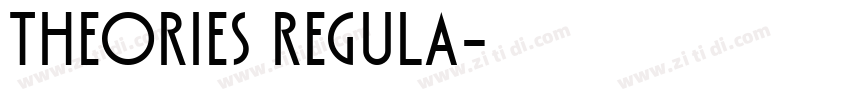 Theories Regula字体转换